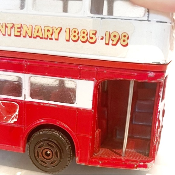 Vintage Corgi 1984 Blackpool Tramway Centenary Red Double Decker Bus Britain UK - Picture 6 of 8